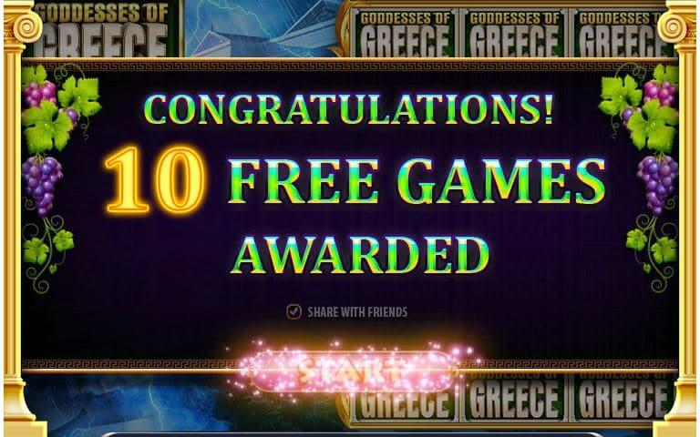 Goddesses of Greece slot game
